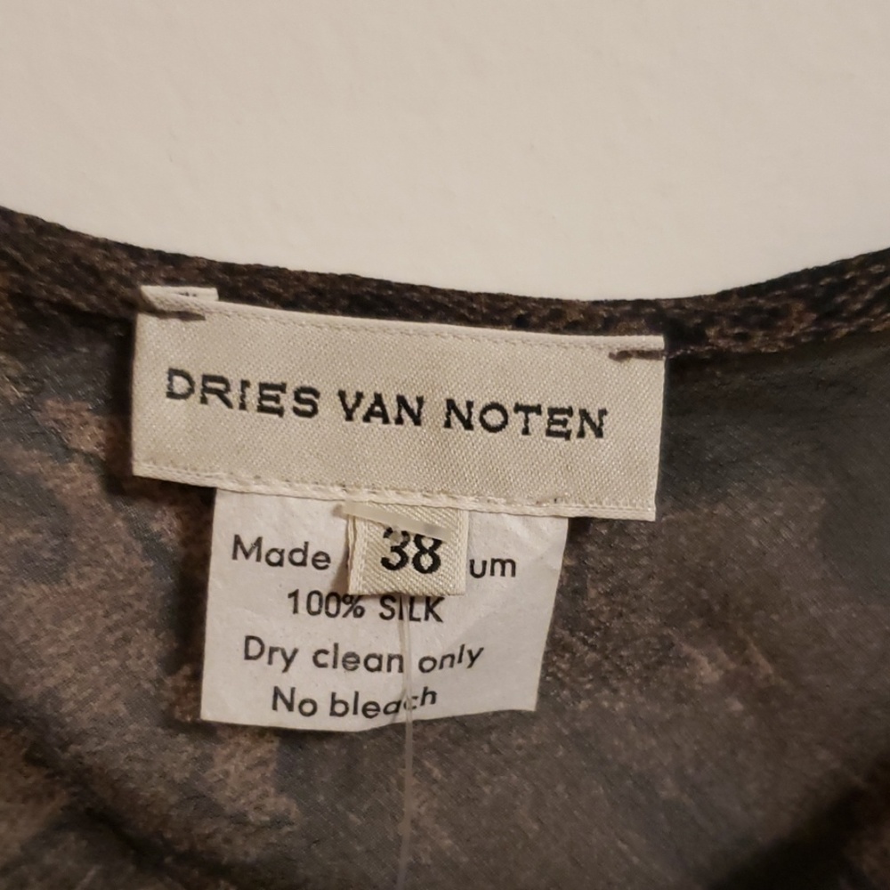 Dries Van Noten Silk Side Ruffled Dress...38...NWT - Picture 7 of 7